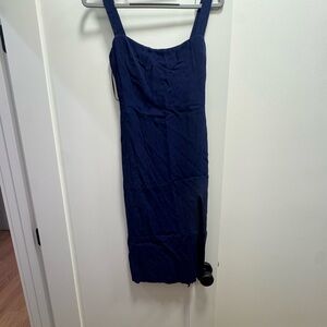 Reformation Midnight Blue Midi Dress